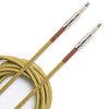 D'Addario Custom Series Braided Instrument Cable, Tweed, 15 Feet