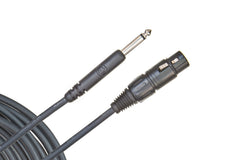 Planet Waves Classic Series Unbalanced Microphone Cable, XLR-to-1/4-inch, 25 feet