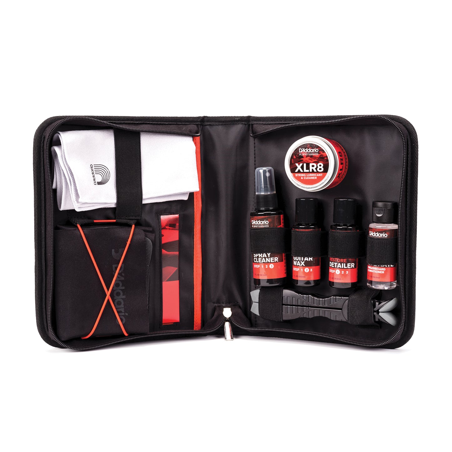 D'Addario Instrument Care Kit for Acoustic, Electric and Bass Guitar. 