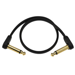 D'Addario Flat Patch Cable, 1ft Right Angle, Single Pack