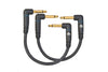 Planet Waves Custom Series Patch Cable, 2-pack, Right Angle, 6 Inches