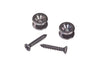Planet Waves Solid Brass End Pins - Black (Pair)