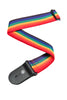 Planet Waves Polypropylene Guitar Strap, Rainbow