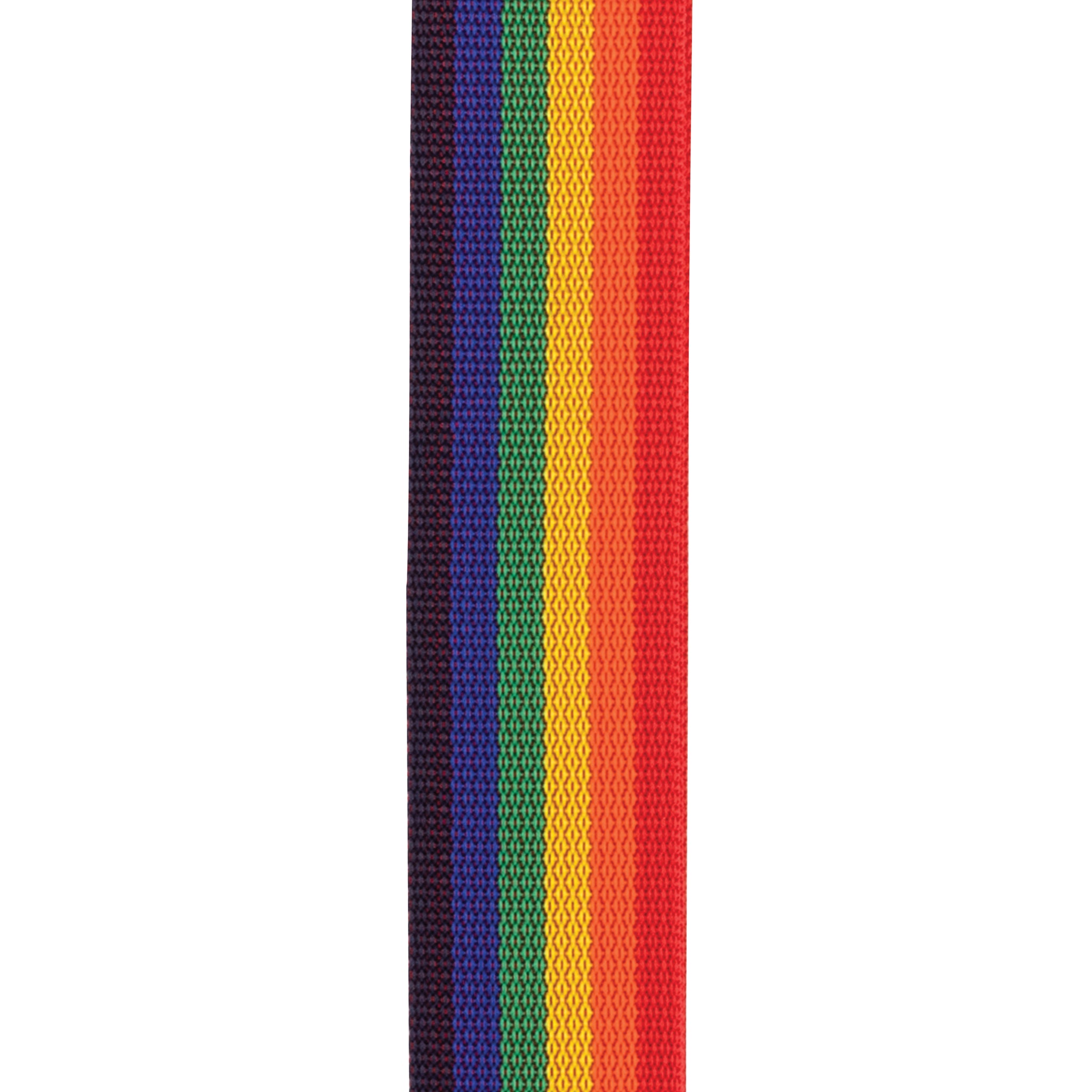 D'Addario Auto Lock Polypro Guitar Strap, Rainbow