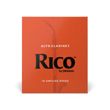 Rico by D'Addario Alto Clarinet Reeds Strength 2, 10 Pack