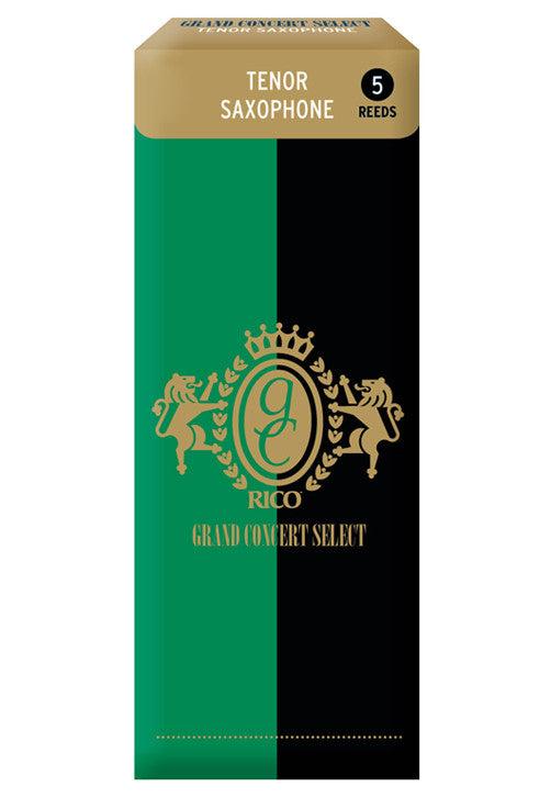 Rico Grand Concert Select Tenor Saxophone Reeds, Strength 3.5, 5-pack