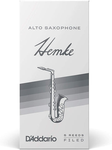 Hemke Alto Saxophone Reeds, Strength 3.0+, 5-pack