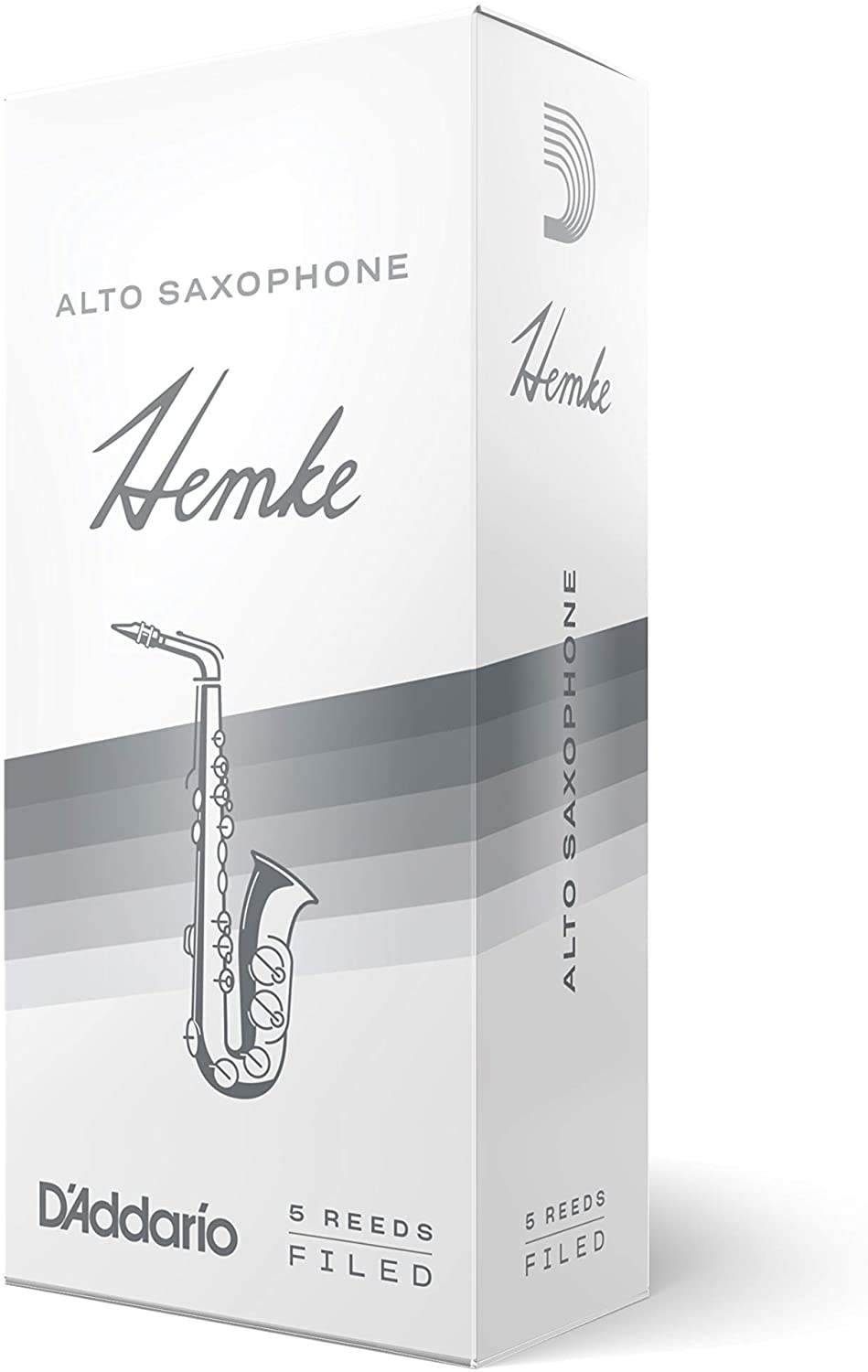 Hemke Alto Saxophone Reeds, Strength 2.0, 5-pack