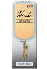 Hemke Baritone Saxophone Reeds, Strength 3.5, 5-pack