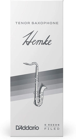 Hemke Tenor Saxophone Reeds, Strength 2.5, 5-pack