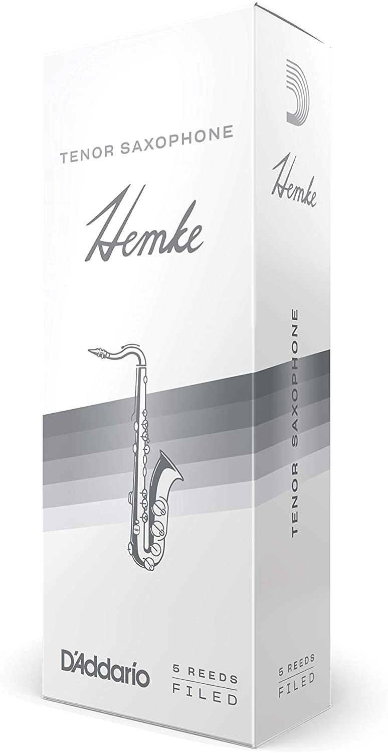 Hemke Tenor Saxophone Reeds, Strength 2.5, 5-pack