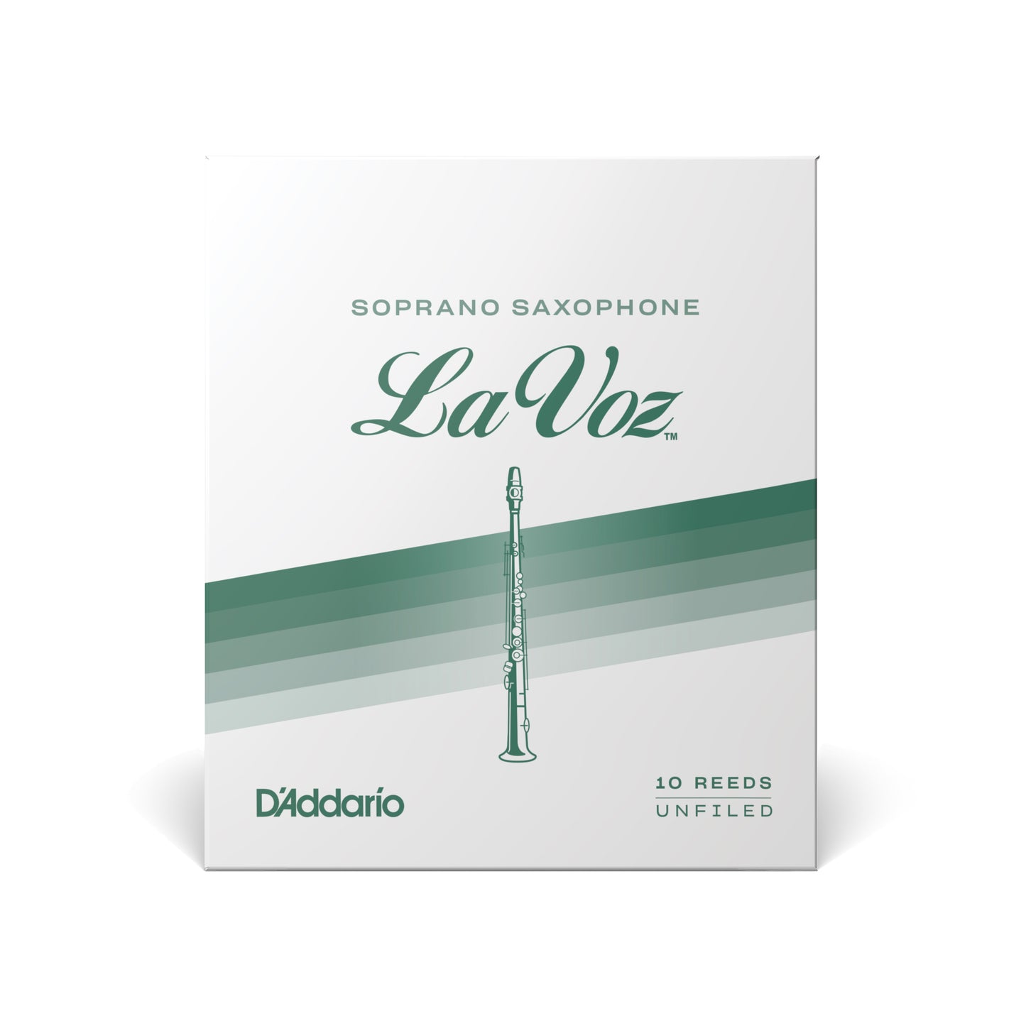 La Voz Soprano Saxophone Reeds, Strength Hard, 10-pack