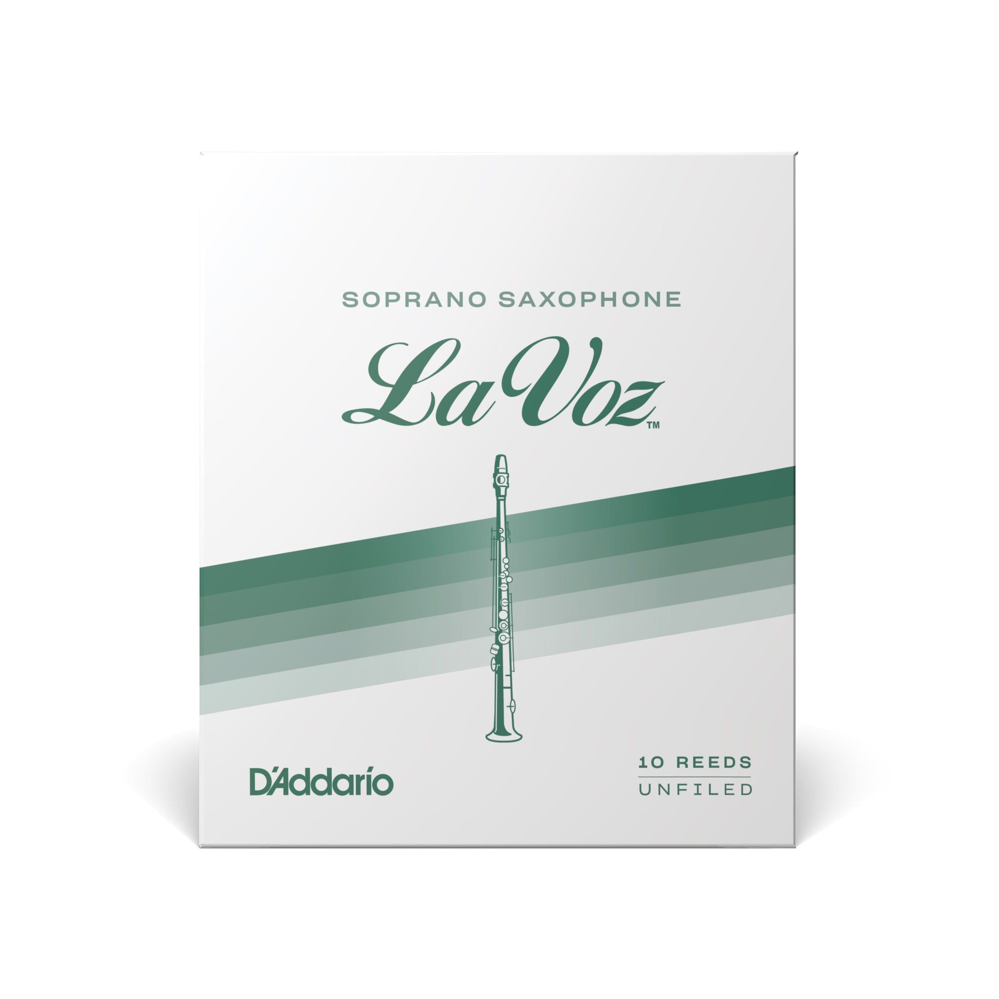 La Voz Soprano Saxophone Reeds, Strength Hard, 10-pack