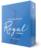 Rico Royal Alto Saxophone Reeds, Strength 1.0, 10-pack