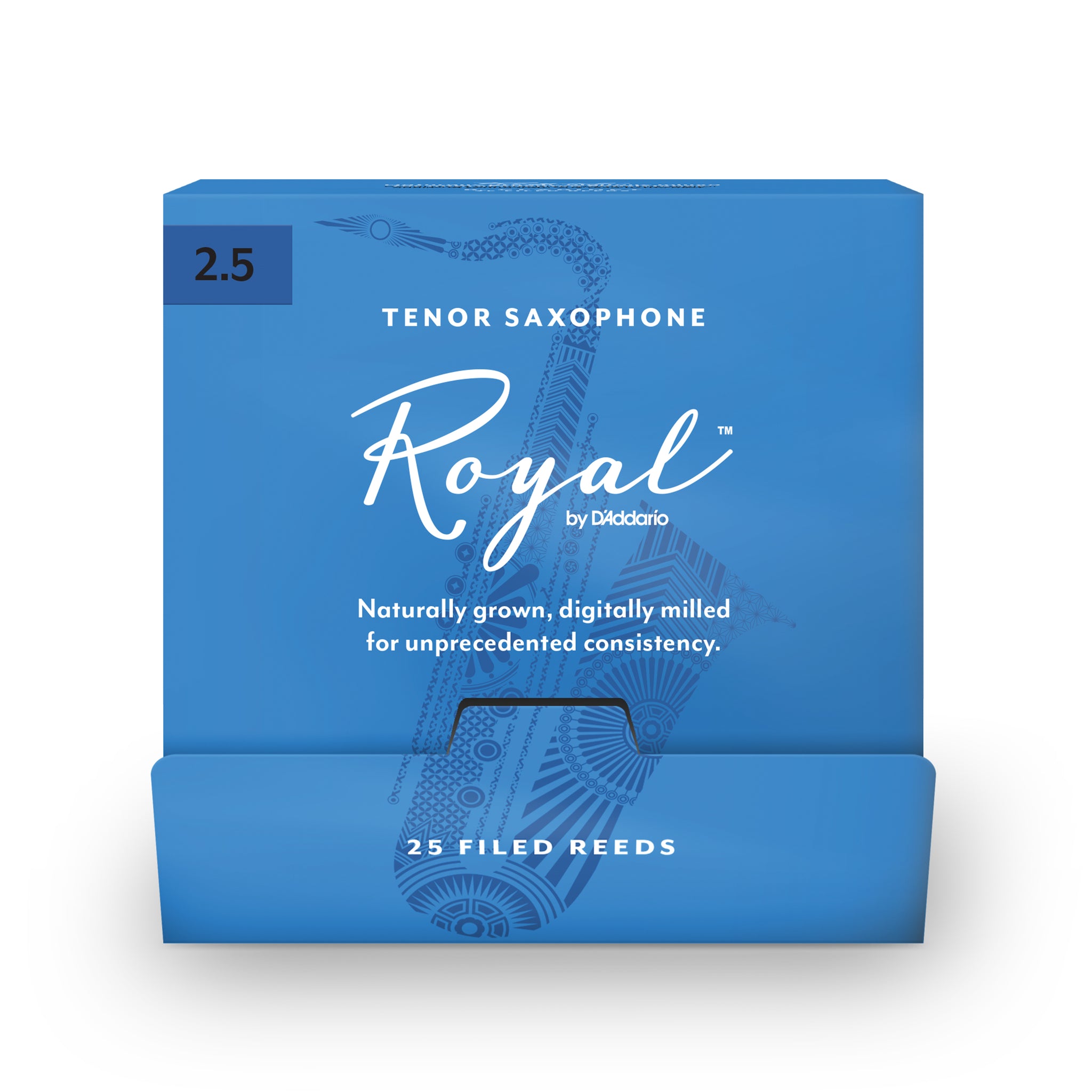 Royal by D'Addario Tenor Saxophone Reeds 3.0, 25-Count Single Reeds