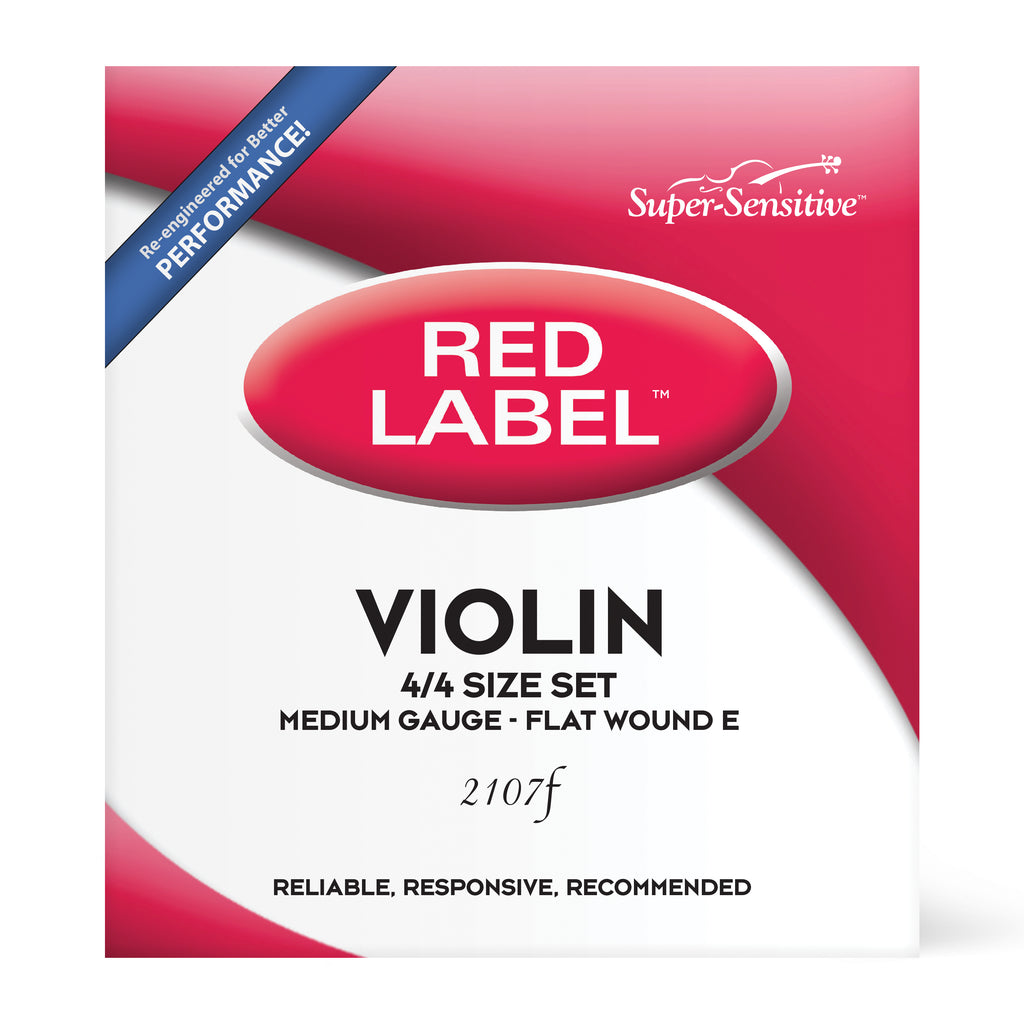 Red Label Violin 4/4 FW String Set Medium