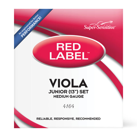 Red Label Viola String Set 13" JR"