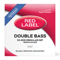 Red Label Bass String Set 3/4 Regular