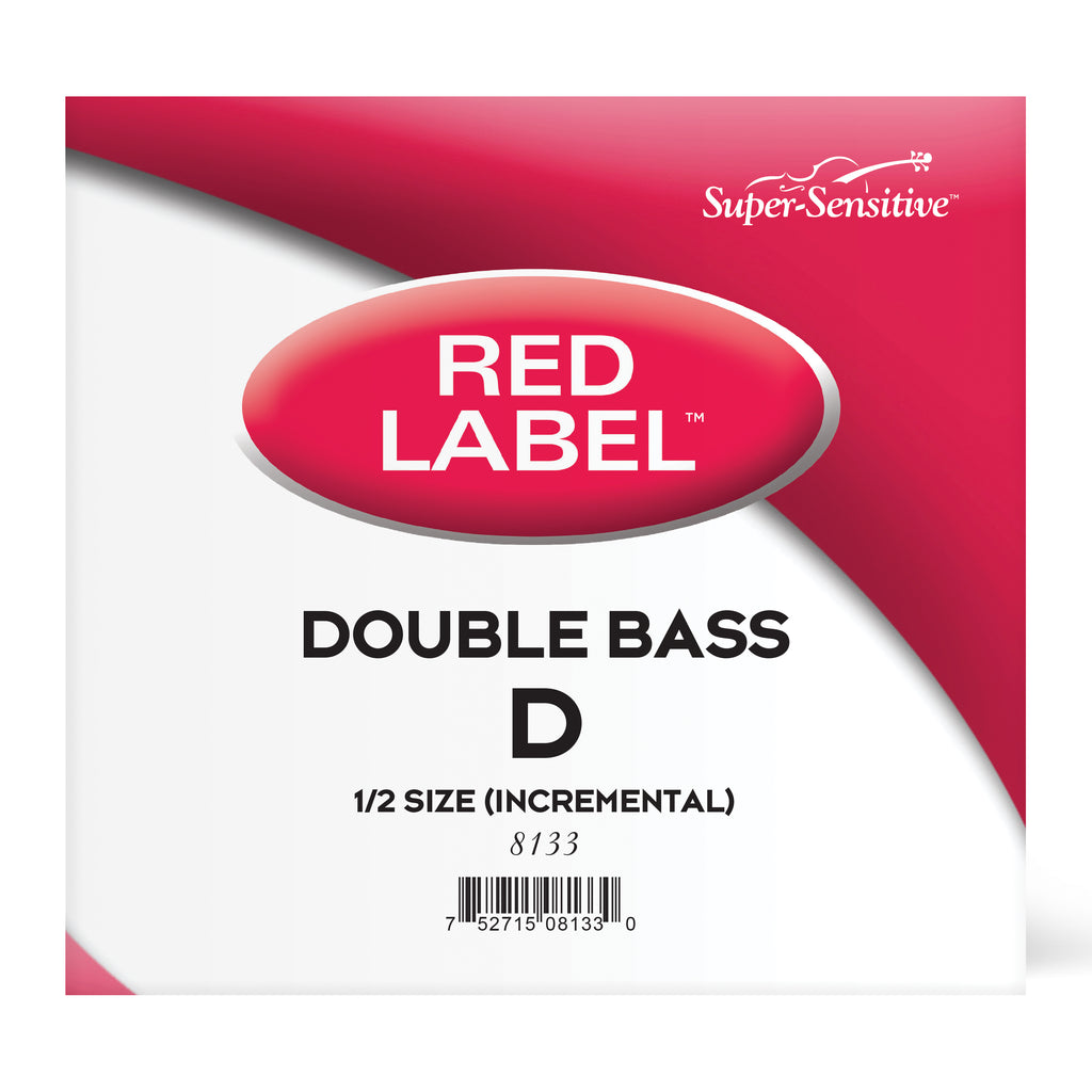 Red Label Bass D Single String 1/2 Incremental