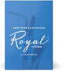 Rico Royal Baritone Saxophone Reeds, Strength 1.5, 10-pack