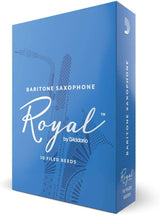 Rico Royal Baritone Saxophone Reeds, Strength 4.0, 10-pack