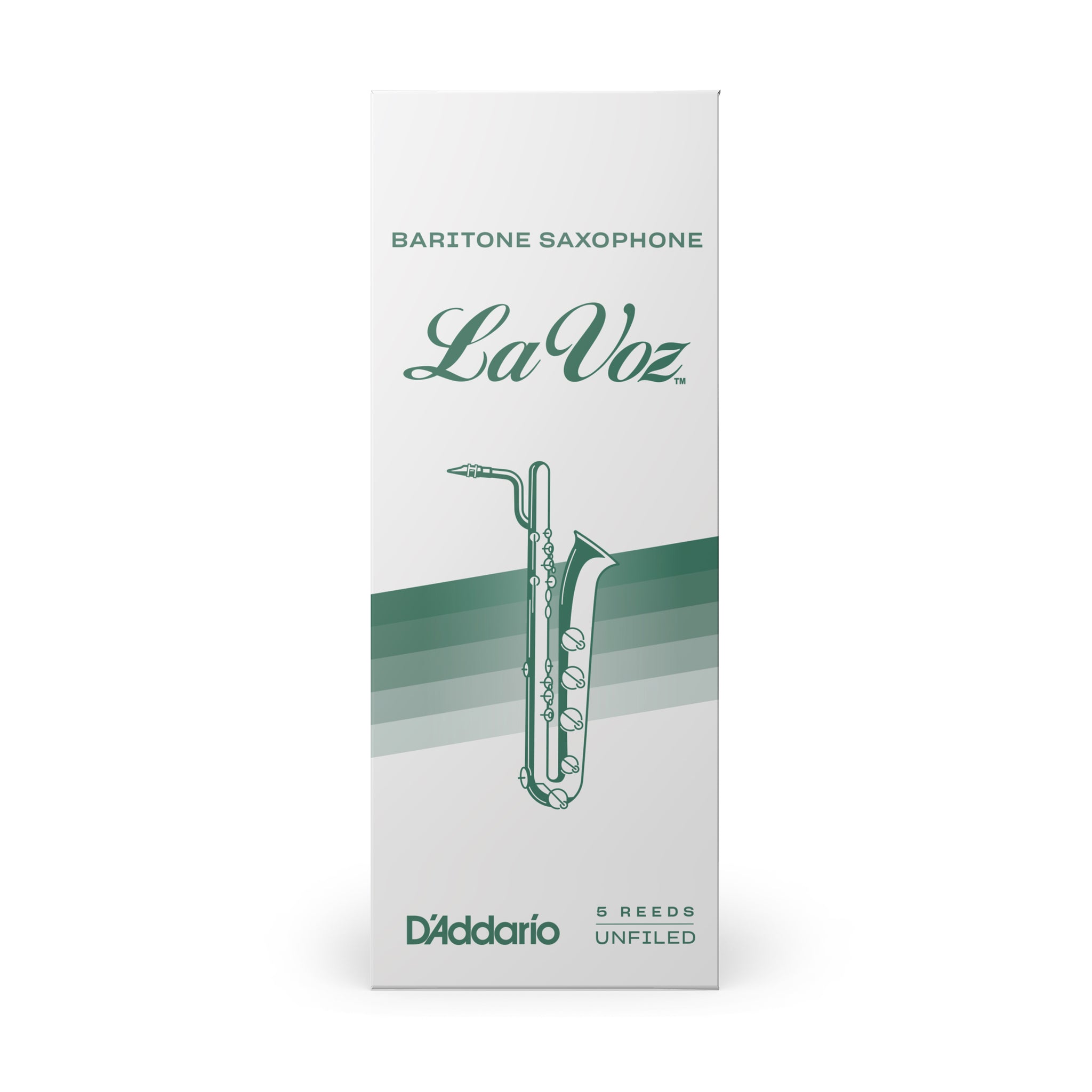 La Voz Baritone Saxophone Reeds, Hard, 5 Pack