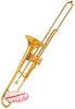 Rossetti Bb Piston Valve Trombone Gold Lacquer