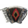 Rossetti Beginner Piano Accordion 12 Bass 25 Keys Grey