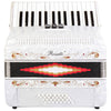 Rossetti Piano Accordion 32 Bass 30 Piano Keys 3 Switches White