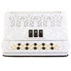 Rossetti 34 Button Accordion 12 Bass 3 Switches FBE White