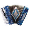 Rossetti Piano Accordion 60 Bass 34 Keys 5 Switches Blue