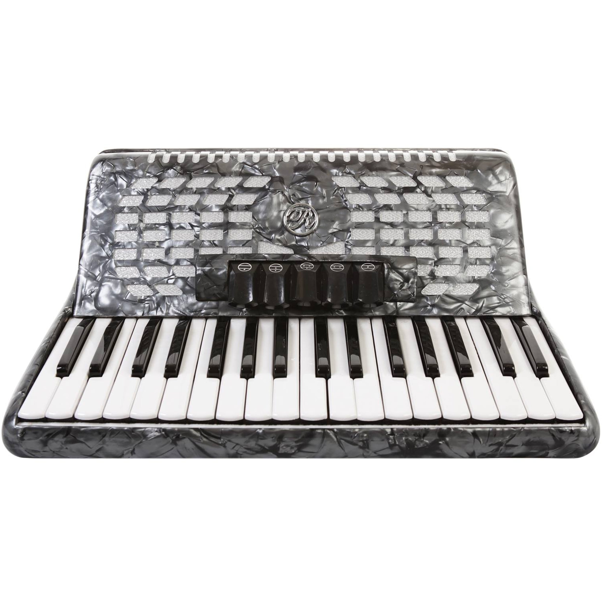 Rossetti Piano Accordion 60 Bass 34 Keys 5 Switches Grey