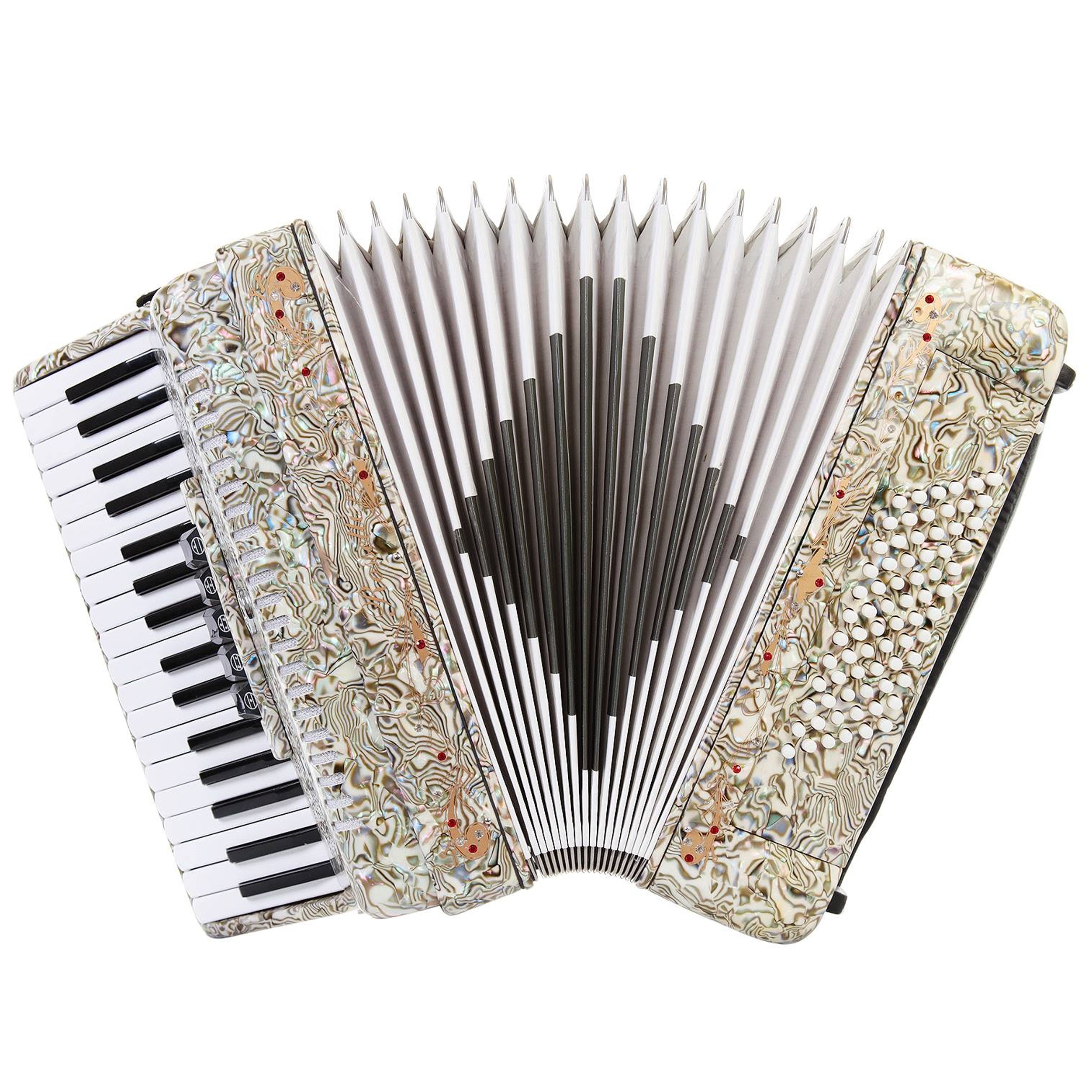 Rossetti Piano Accordion 72 Bass 34 Keys 5 Switches Opal