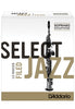 Rico Select Jazz Soprano Saxophone Reeds, Filed, Strength 2 Strength Soft, 10-pack