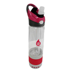 Ultra Beats 2 In 1 Water Bottle With LED, 3W Waterproof Bluetooth Speaker, Pink