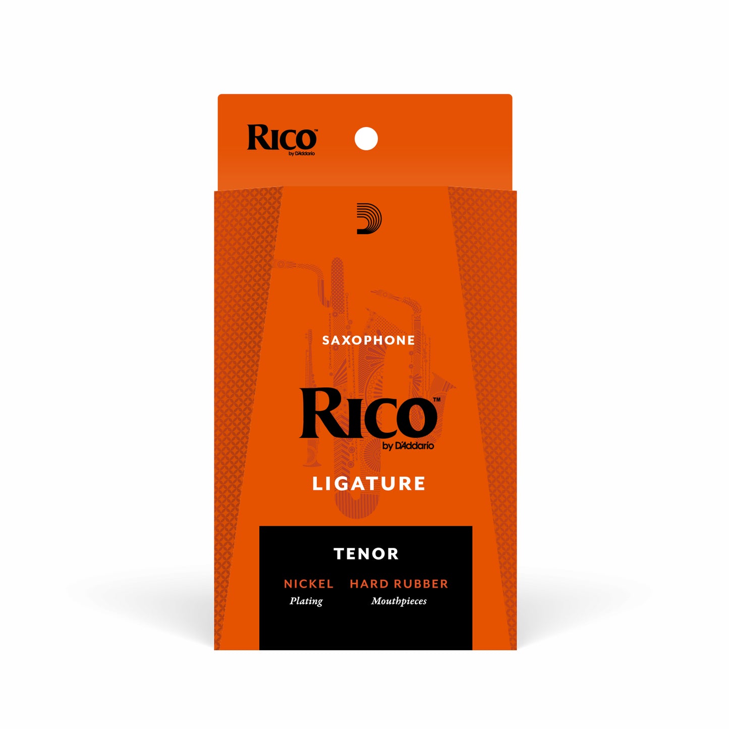 Rico Ligature, Tenor Saxophone (Hard Rubber Mouthpieces), Nickel
