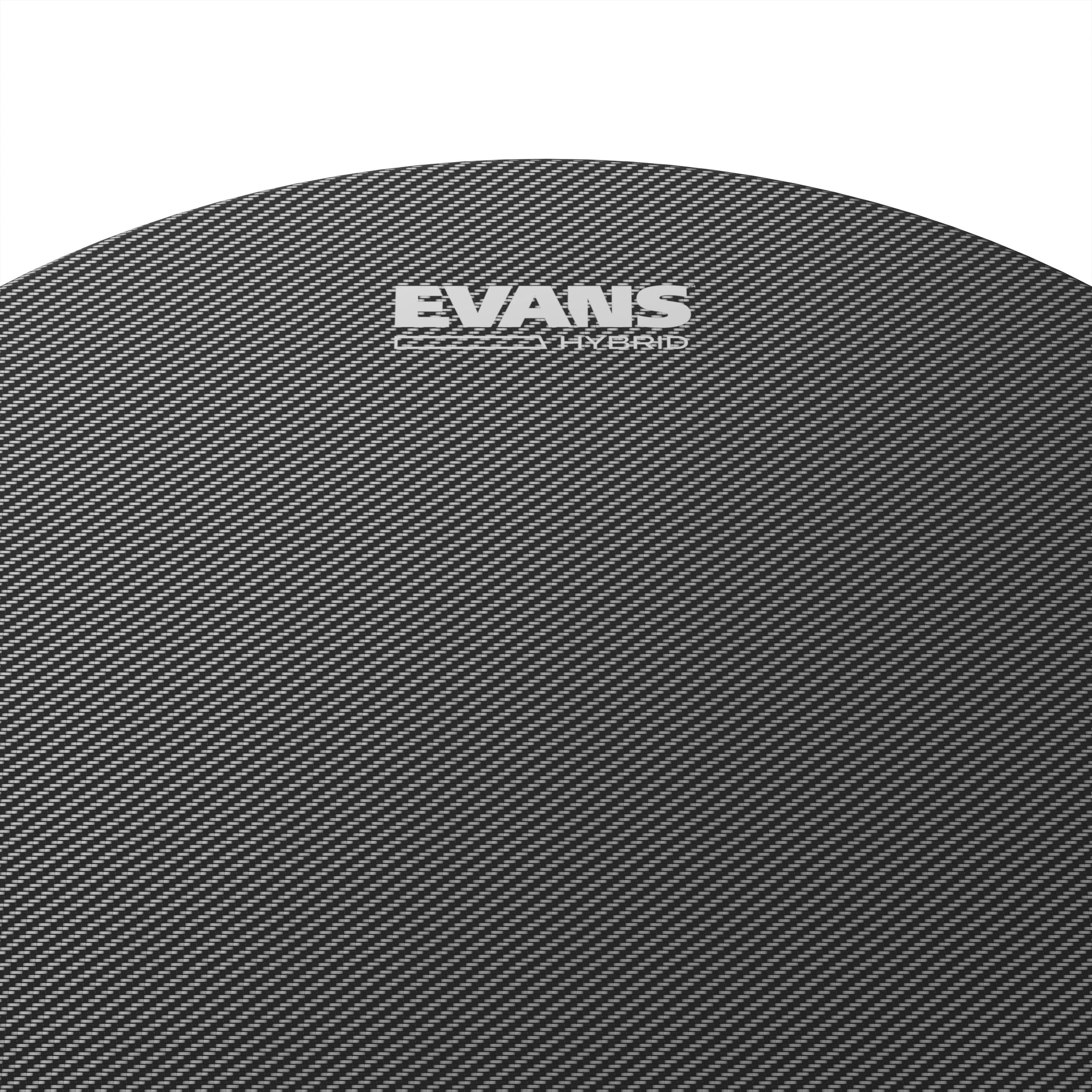 Evans Hybrid Grey Marching Snare Drum Head, 14 Inch