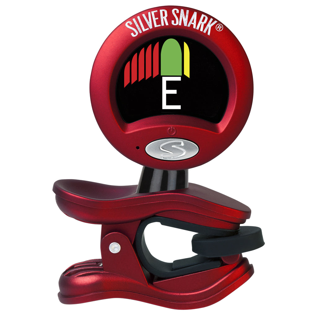 Snark SIL-RED Red Snark Hyper-Fast Clip-On Chromatic Tuner