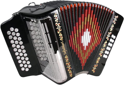 SofiaMari SM3112 Black GCF 31 Button Accordion