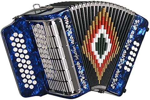 SofiaMari SM3112 Blue GCF 31 Button Accordion