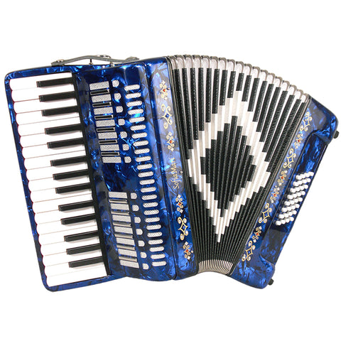 SofiaMari 32 Key 32 Bass Accordion Blue