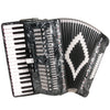 SofiaMari 34 Key 48 Bass 5 Switches Piano Accordion Grey