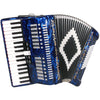 SofiaMari 34 Key 72 Bass 5 Switches Piano Accordion Blue
