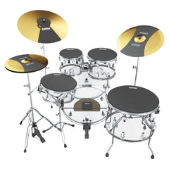 SoundOff by Evans Full Set Rock Pack (10", 12", 16") and a 14" Snare E-Mute Pack