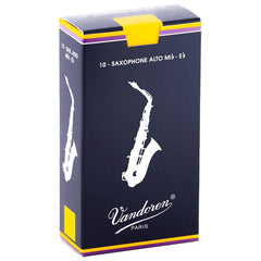 Vandoren Alto Sax Traditional Reeds Strength 1, Box of 10