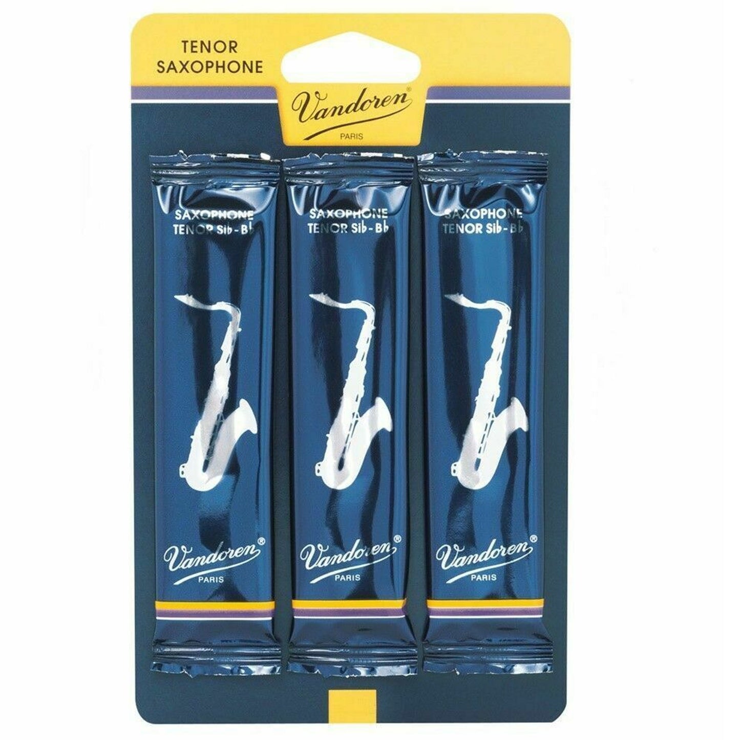 Vandoren Tenor Sax Traditional Reeds Strength 2, 3 Pack