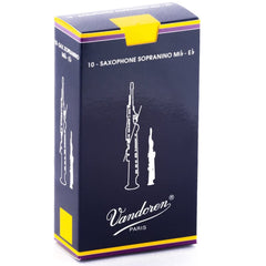 Vandoren Sopranino Sax Traditional Reeds Strength 2, Box of 10