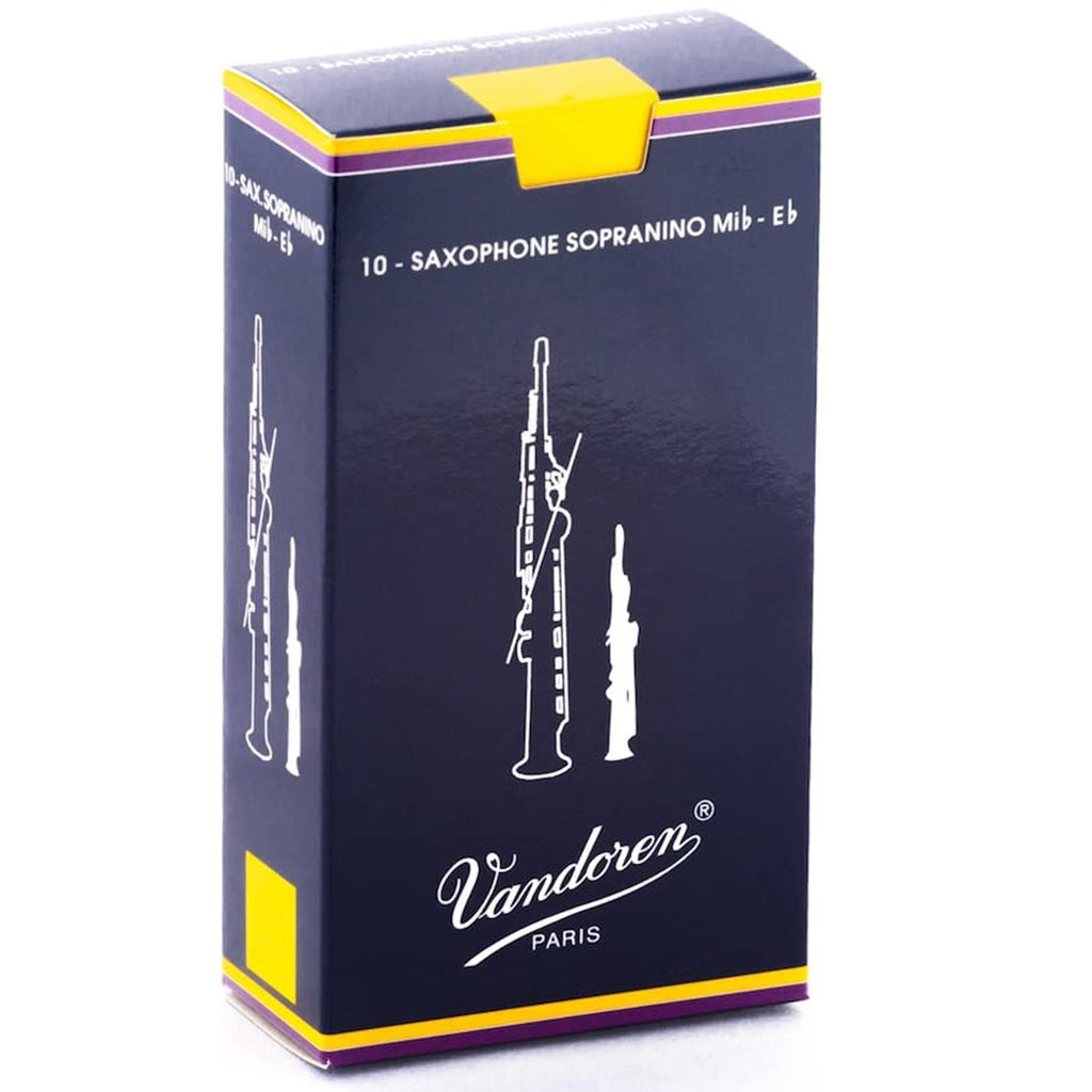 Vandoren Sopranino Sax Traditional Reeds Strength 3, Box of 10