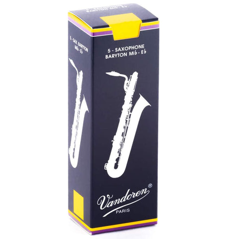 Vandoren Bari Sax Traditional Reeds Strength 2, Box of 5