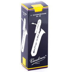 Vandoren Bass Sax Traditional Reeds Strength 3, Box of 5